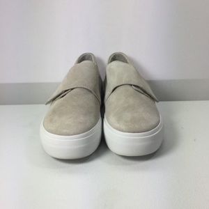 Vince Cage Suede Platform Sneakers